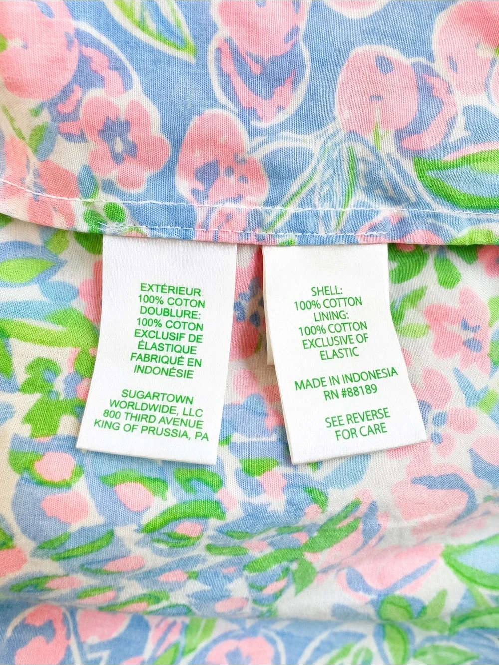 Lilly Pulitzer Kay Puff Sleeve Top Cherry on Top Floral Size 12 NWOT
